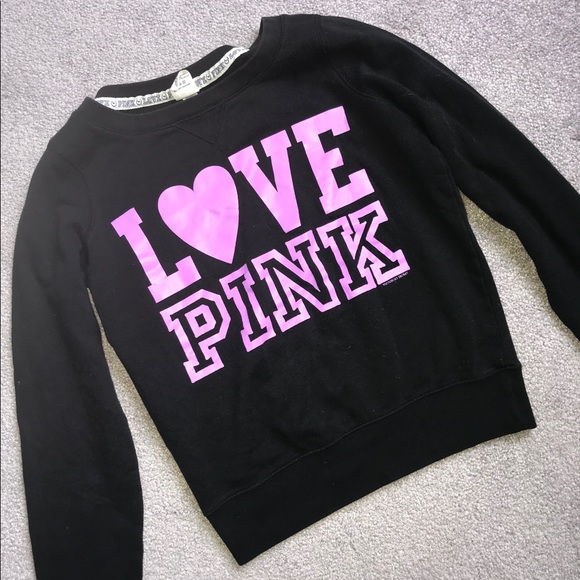 PINK crew neck sweatshirt - Picture 1 of 2